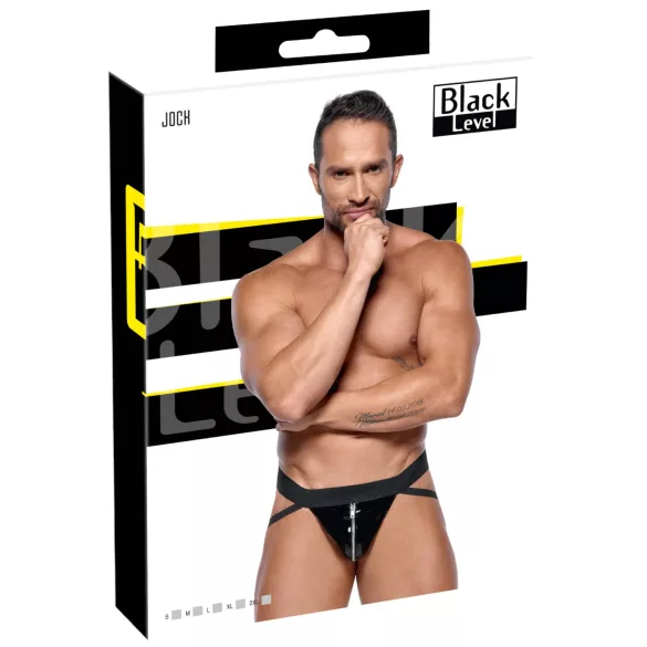 Black Level - jockstrap med dragkedja - svart - M