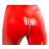 LATEX - damoverall med långa ärmar - röd latex - S