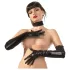 Latex - långa unisexhandskar - svart - L