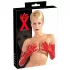 LATEX - långa unisex handskar - röd latex