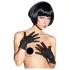 LATEX - korta unisex handskar - svart - M