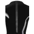LATEX - damkroppsdräkt - långärmad - svart latex