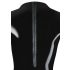 Latex - långärmad dam-body (svart) - L