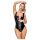 LATEX - hel dragkedja latex body (svart)