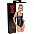 LATEX - hel dragkedja latex body (svart)