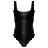 LATEX - hel dragkedja latex body (svart)