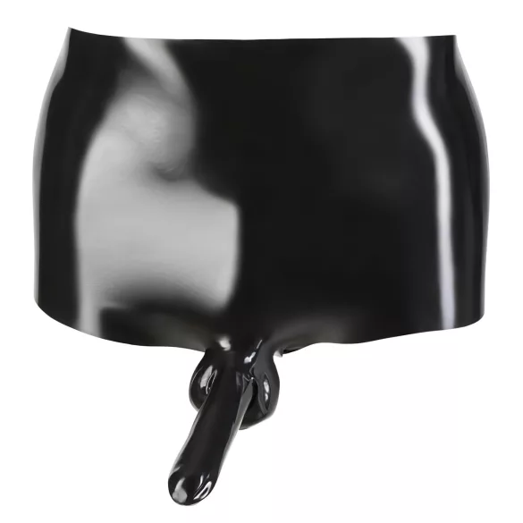 LATEX - boxerkalsonger med penisfodral - svart