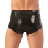 LATEX - boxerkalsonger med penisfodral - svart - L/XL