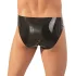 LATEX - herrtrosa - showmaster stil - svart - S-L