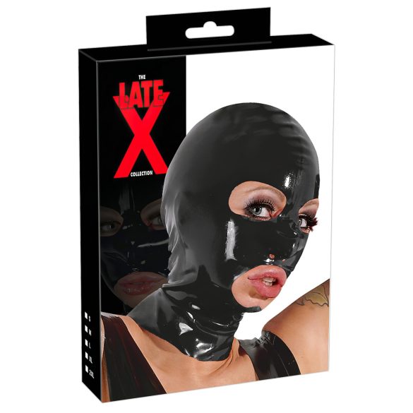 LATEX - sugmask - svart latex
