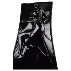 Late X - latex vakuumsäng (svart)
