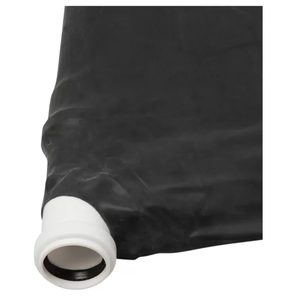 Late X - latex vakuumsäng (svart)