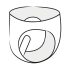 LATEX - damtrosa med inbyggt kondom (svart) - L