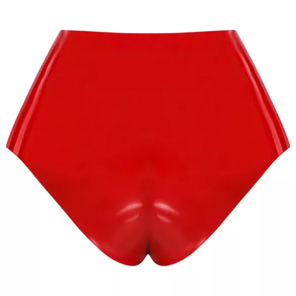 LATEX - Realistisk Dildo med Sugkopp (Röd)