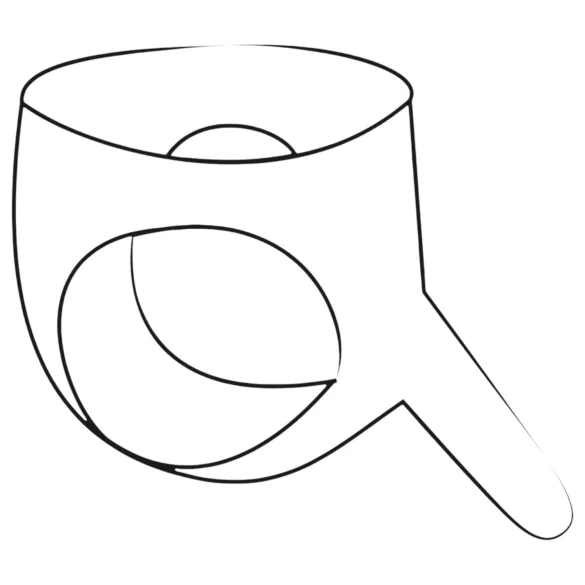 LATEX - Realistisk Dildo med Sugkopp (Röd)