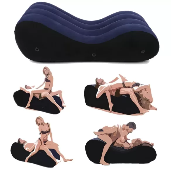 Desirel Magic Pillow - Uppblåsbar sexsoffa - stor (blå)