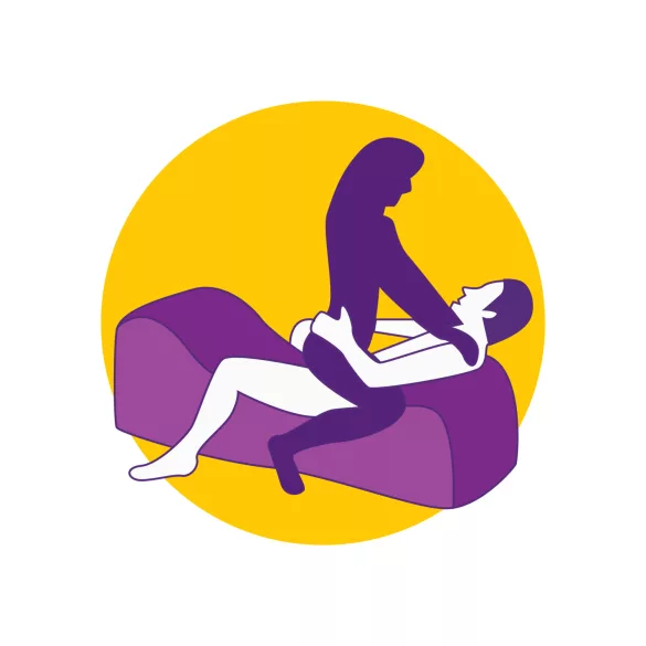 Desirel Magic Pillow - Uppblåsbar sexsoffa - stor (blå)