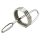 DeepRing - ringformad metallisk dilator - 9cm (silver)