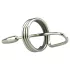 DeepRing - penisdilator med ring - metall 9cm - silver