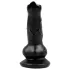 Animalorny - hunddildo - 12 cm - svart