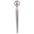 FukR - metallkulformad dilator - 8cm (silver)