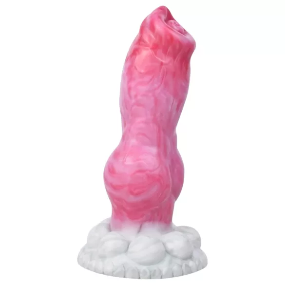 Animalorny Buldog - hundpenisdildo - realistisk - 17cm rosa