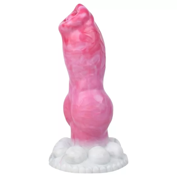 Animalorny Buldog - hundpenisdildo - realistisk - 17cm rosa