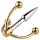 Urethralplay - ankardilator i metall - 4,5 cm (silver)