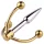 Urethralplay - urinrörsdilator med krok - metall 4,5cm silver