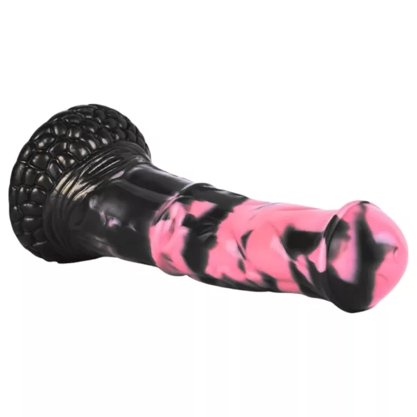 Bad Horse - dildo med hästpenis i silikon - 18 cm (svart/rosa)
