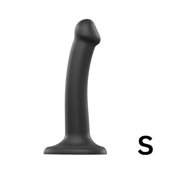 Strap-on-me - dubbeldildo - dubbel lager - svart