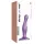 Strap-on-me Curvy S - vågig dildo med sugpropp (lila)