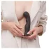Strap-on-me - dildo med sugkopp - böjd - svart - S