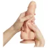 Strap-on-me - dildo med sugpropp - dubbellager silikon - natur