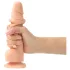 Strap-on-me - dildo med sugpropp - dubbellager silikon - natur