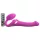 Strap-on-me M - påsättbar luftvågsvibrator (rosa)