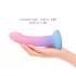 Dildolls Utopia - dildo med sugpropp - silikon - färgglad