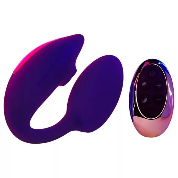 Love to Love Wonderlover - klitorisstimulator G-punkt vibrator (mörklila)