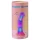 Love to Love Sugar Bomb - belyst LED-dildo i silikon (rosa/gul) - 16,9 cm