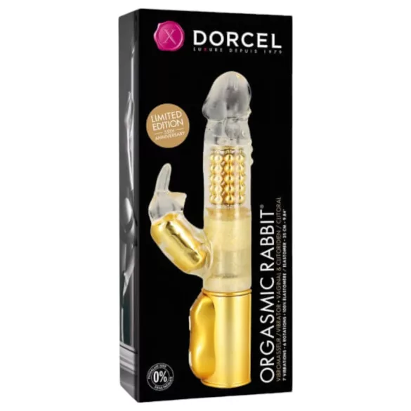 Dorcel Orgasmic Rabbit - guldfärgad klitorisstimulator