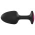 Dorcel Geisha Plug Ruby L - Svart analplugg med rosa sten