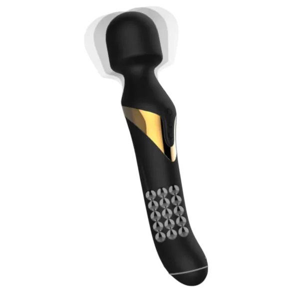 Dorcel - 2-i-1 vibrator och massager - svart
