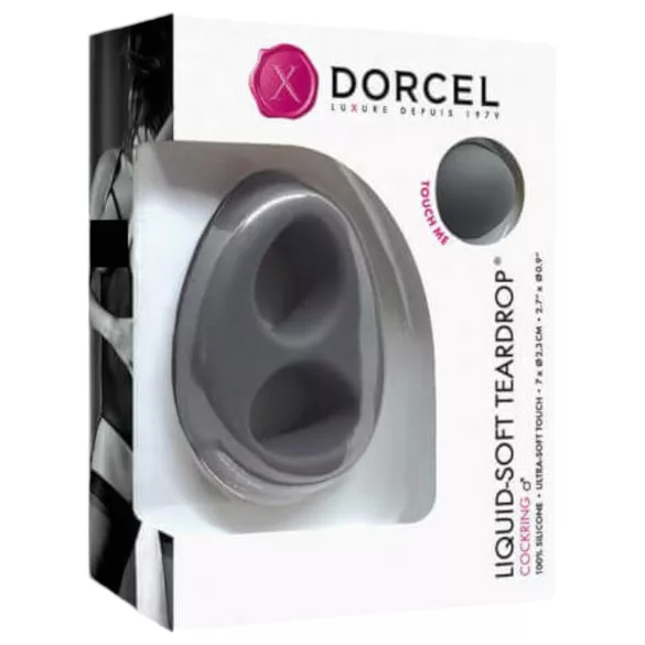Dorcel - penisring - mjuk flytande känsla - grå