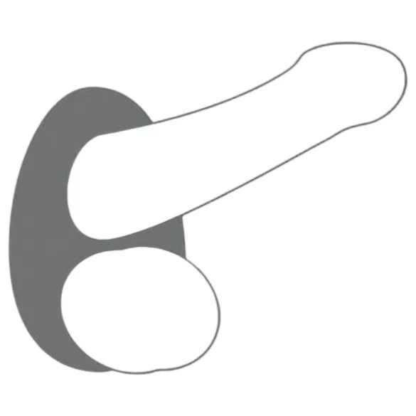 Dorcel - penisring - mjuk flytande känsla - grå