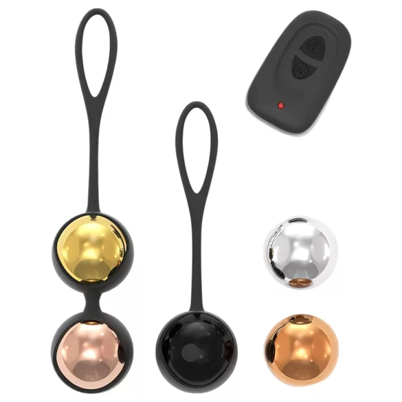 Dorcel Training Balls - trådlöst, justerbart geishakulor‑set