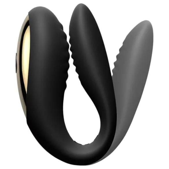 Dorcel Perfect Lover - parvibrator med fjärrkontroll - uppladdningsbar - svart
