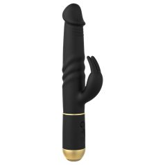 Dorcel - rabbitvibrator med klitorisstimulator - svart