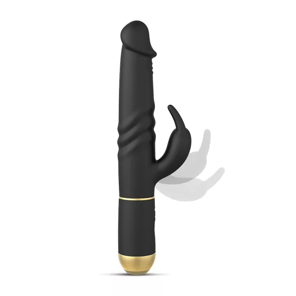 Dorcel - rabbitvibrator med klitorisstimulator - svart