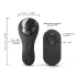 Dorcel Diskret Vibe+ - Trådlös klitorisvibrator (svart)