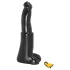 AnimHole Bull - dildo med tjurpenis - 25cm - svart